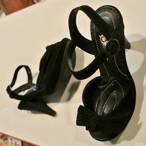 Børn suede heels